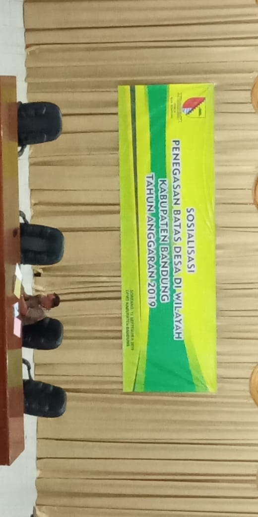 Sosialisasi Penegasan Batas Desa